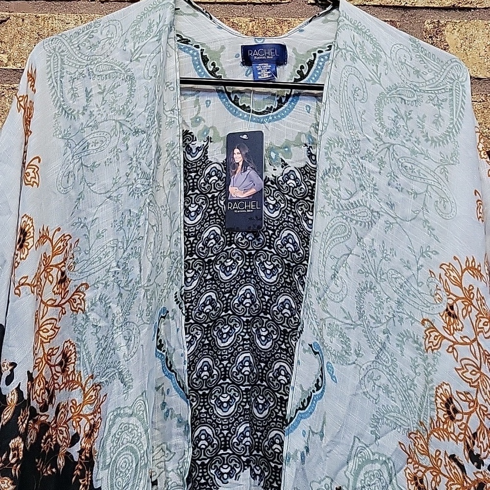 RACHEL Rachel Roy Floral Kimono One Size Nwt - Picture 6 of 10